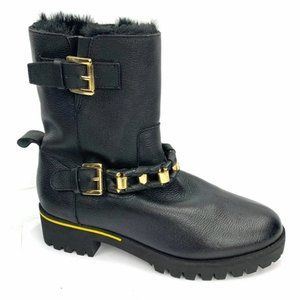 ***ISO*** CECELIA New York Leather Moto Style Boots Size 8 or 8.5